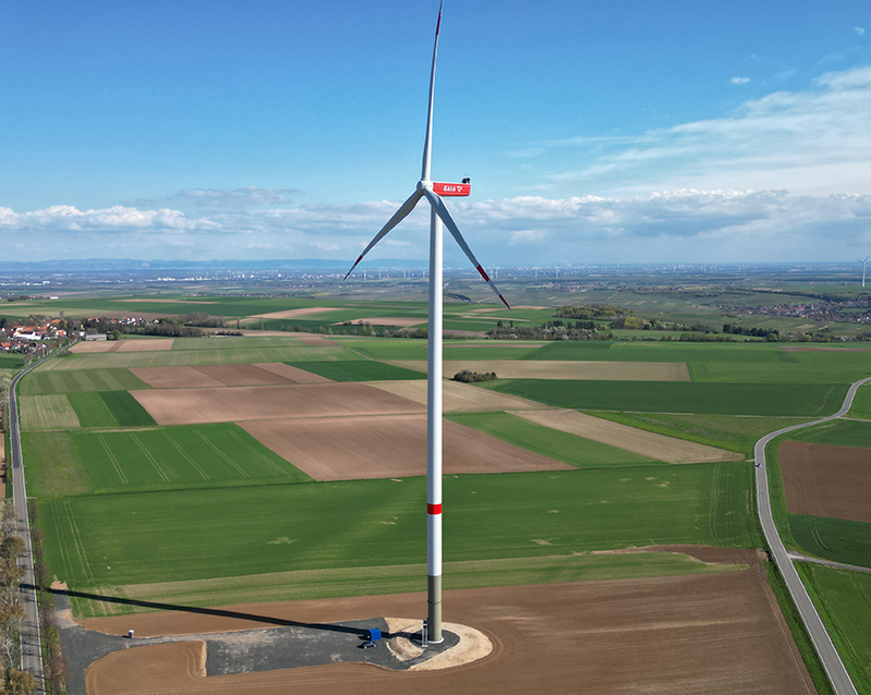 Nordex-Anlage im Windpark Hangen-Weisheim